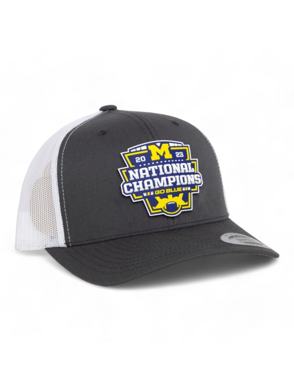 Michigan Wolverines 2023 College Football National Champions 3D YP Trucker Hat